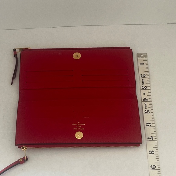 Louis Vuitton Adele Wallet Monogram Empreinte Red. - Picture 7 of 9